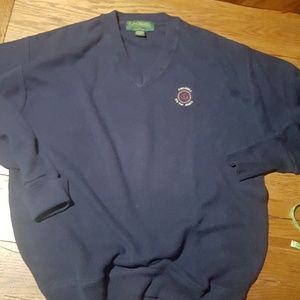 Vintage Izod Club golf sweater kingsmill L
